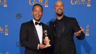 John Legend and Common at the 71st Annual Golden Globe Awards (Image via Golden Globes)